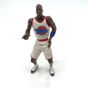 Michael Jordan 1996 Space Jam Action Figure Tune Squad White Shoes Vintage 5” WB